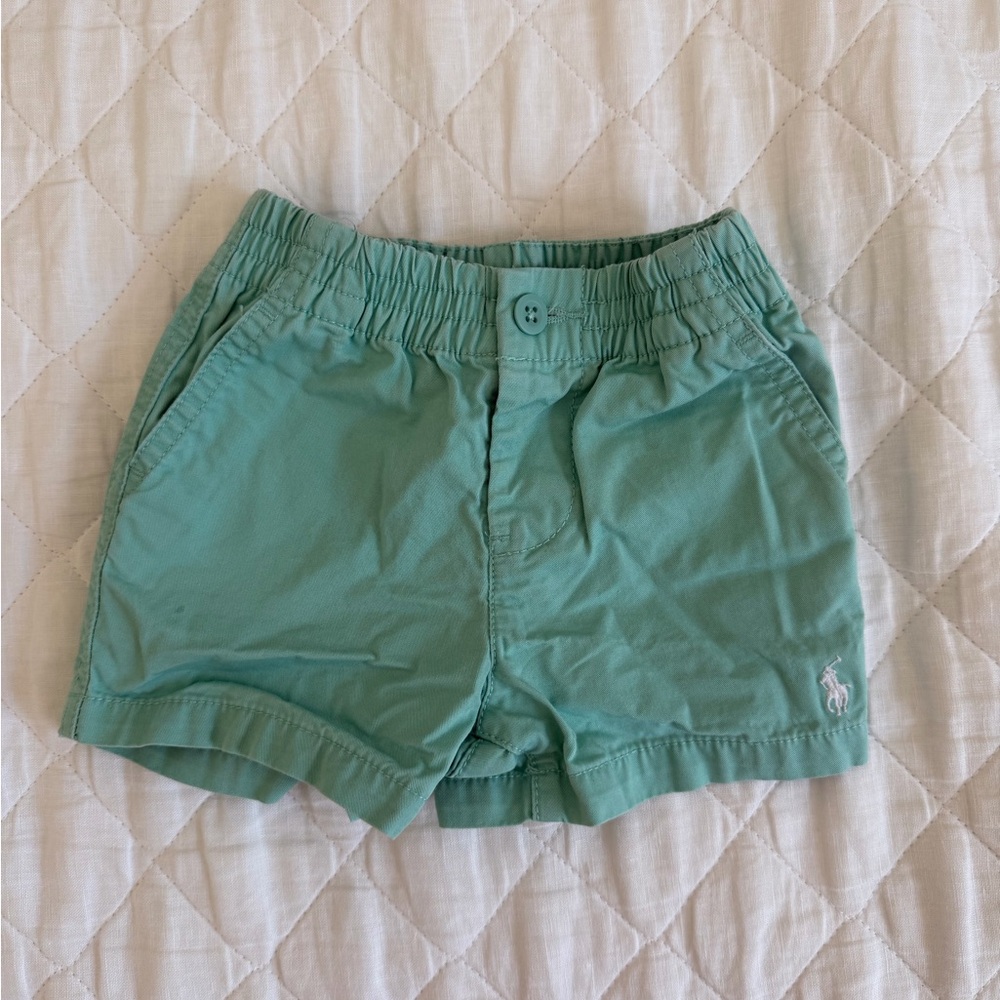 Ralph Lauren Aqua Baby Shorts